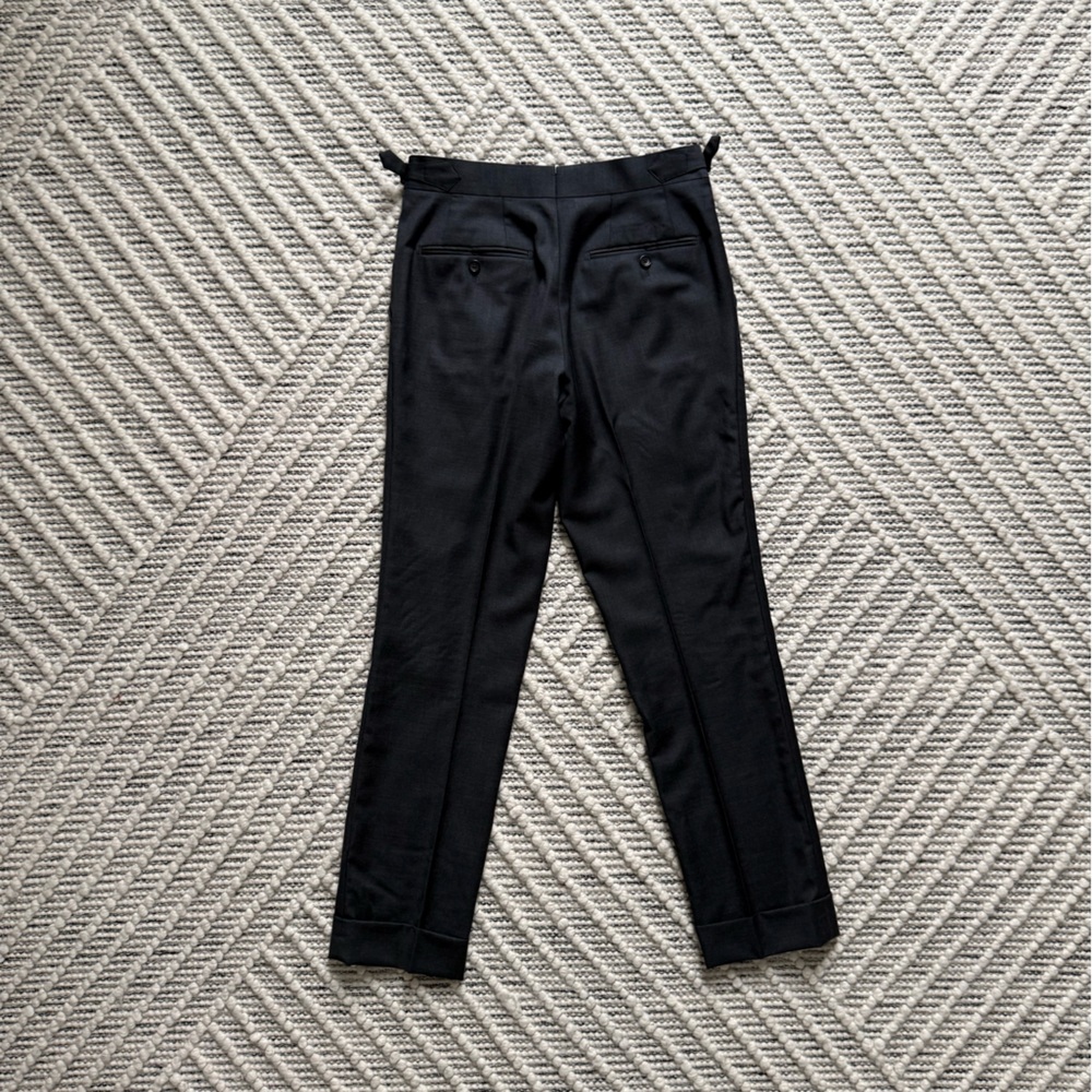 Spier & Mackay Charcoal Suit 36R – Patch Pockets, Pleated, Side Tab Trousers - Picture 6 of 7